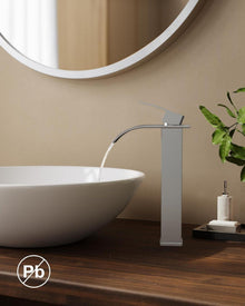 FORIOUS Wasserhahn Bad Einhandmischer Wasserfall Armatur