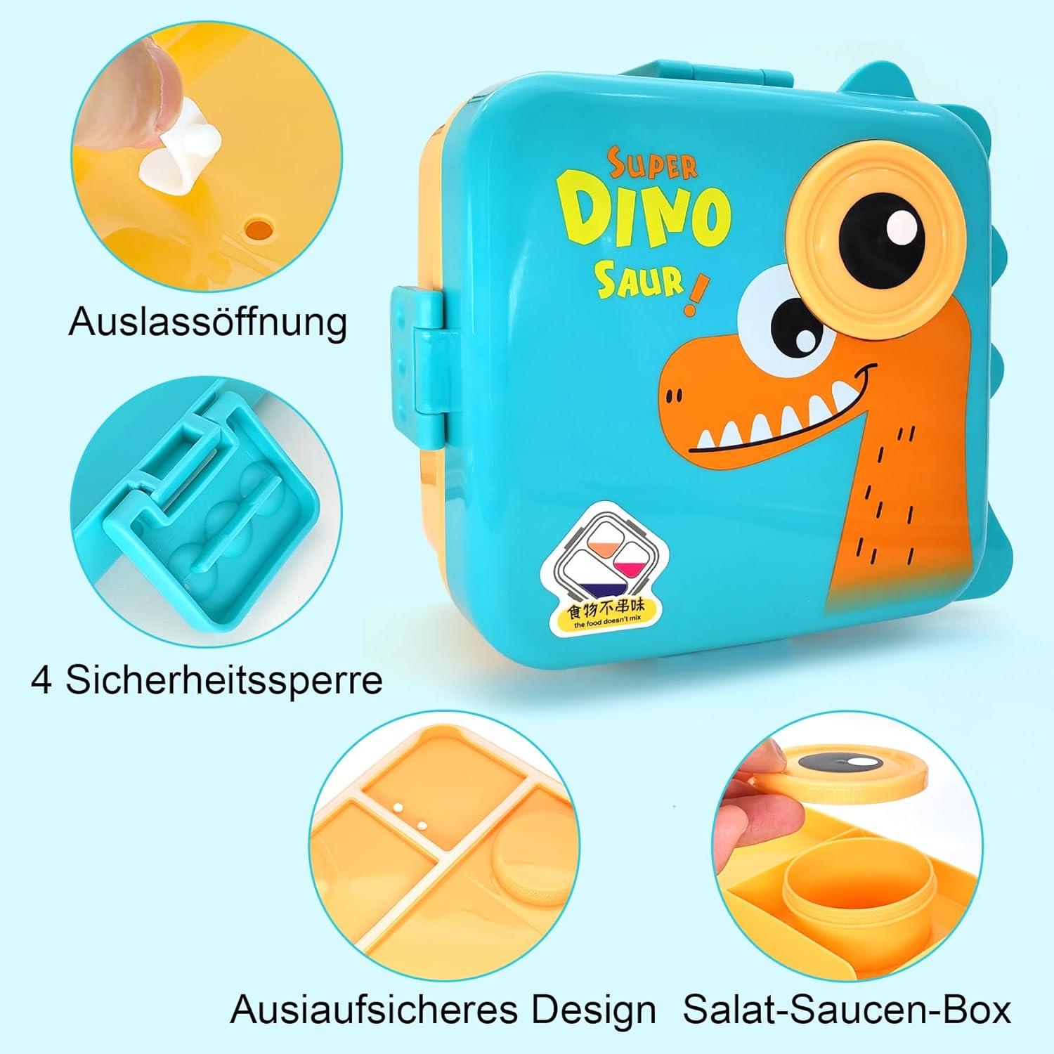 Brotdose mit Fächern Auslaufsicher Lunchbox Jausenbox Bento
