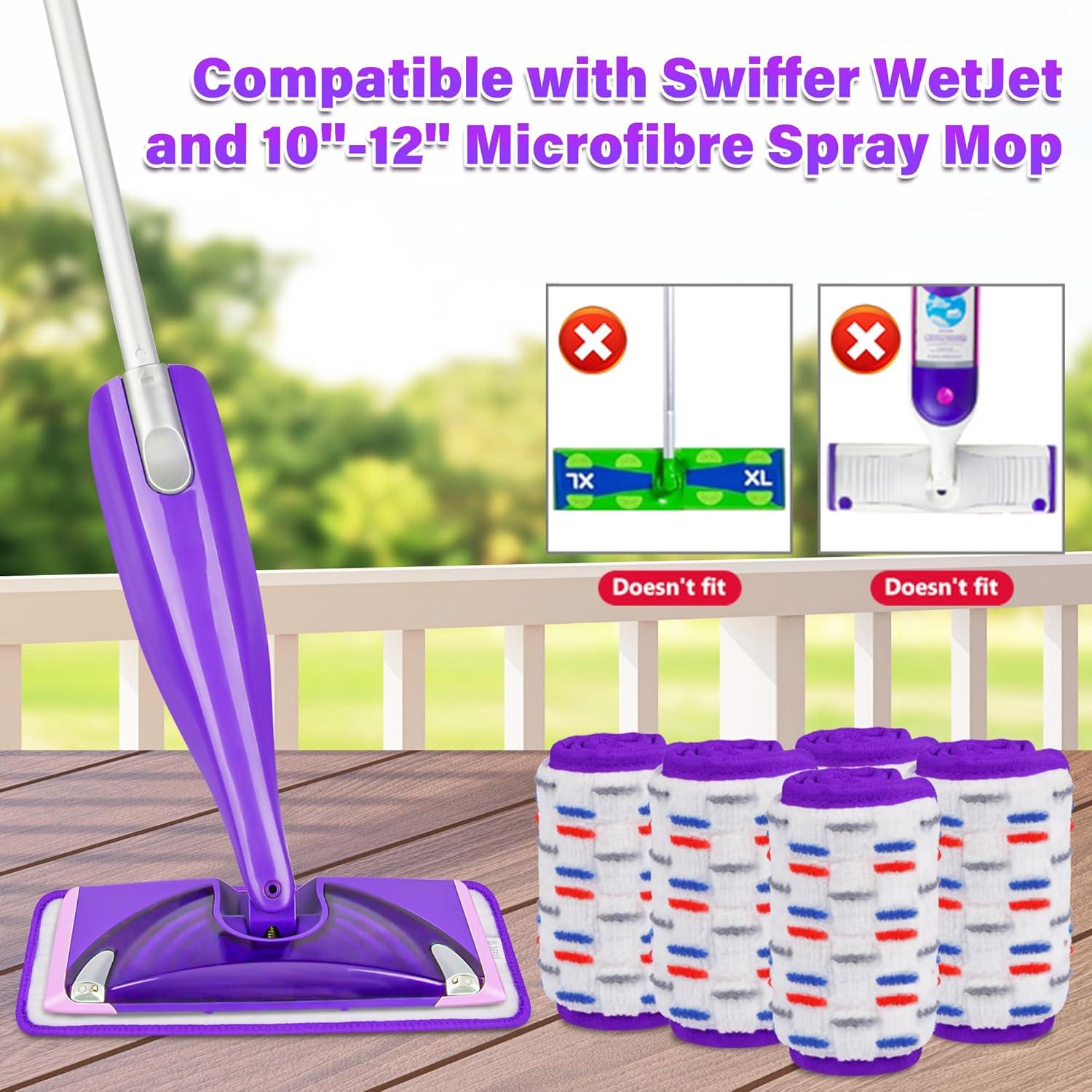 7er Pack Mikrofaser Wischpads für Swiffer WetJet