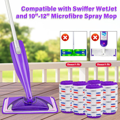 7er Pack Mikrofaser Wischpads für Swiffer WetJet