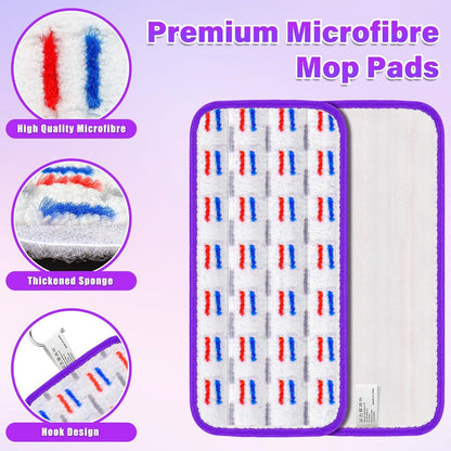 7er Pack Wiederverwendbare Wischpads für Swiffer WetJet - Mikrofaser