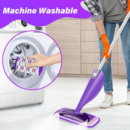 7er Set Wischpads für Swiffer WetJet, Mikrofaser Mop Pads, Maschinenwaschbar