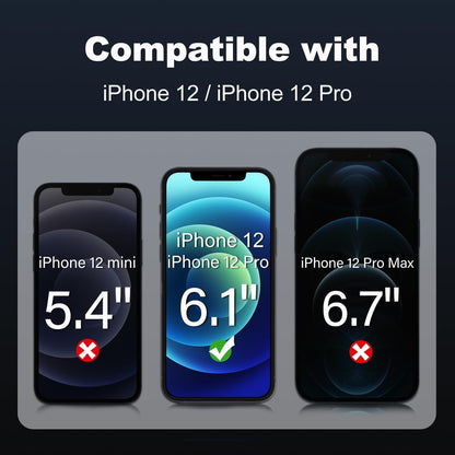 iPhone 12/12 Pro Sichtschutz Panzerglas 6,1 Zoll 9H [3