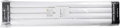 Weihnachts-Geschenkpapier Kraftpapier Nussknacker Schneeflocke Streifen 76x3m 4 Rollen