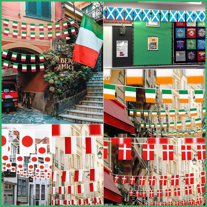 Niederlande Flaggenkette 10m – EM & Oly Deko 2024