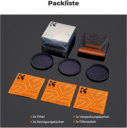 K&F Concept Nano K-Serie 49mm Sternfilter Set 4 6 8 Punkte