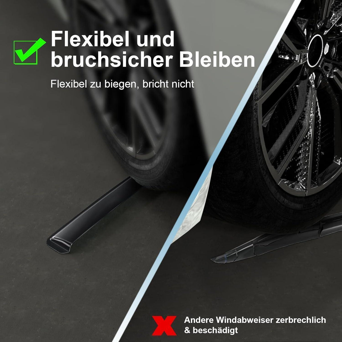 Windabweiser für VW Touran 2004-2015 – 4 Stück