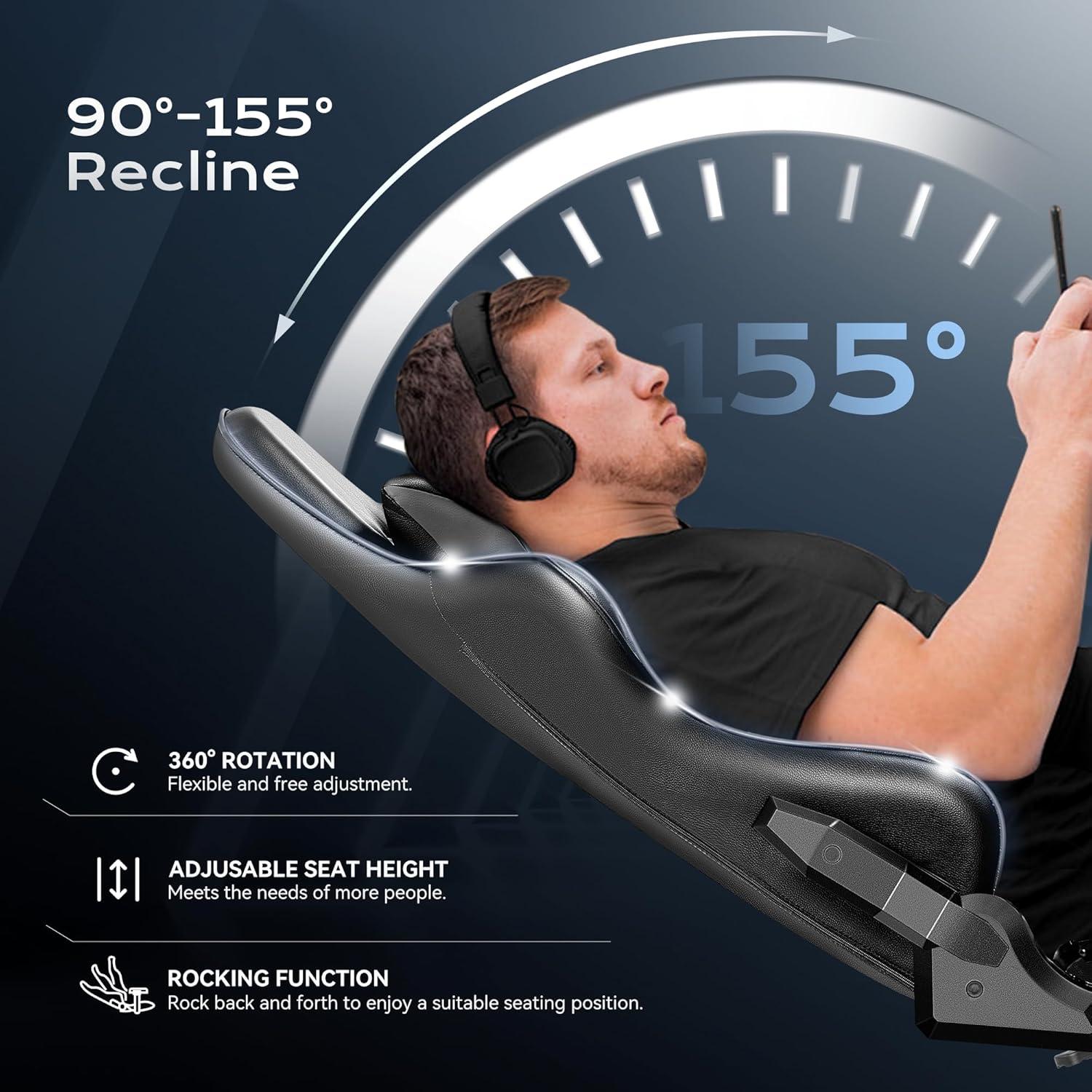 OneGame Gaming Chair Ergonomisch Höhenverstellbarer Racingsessel