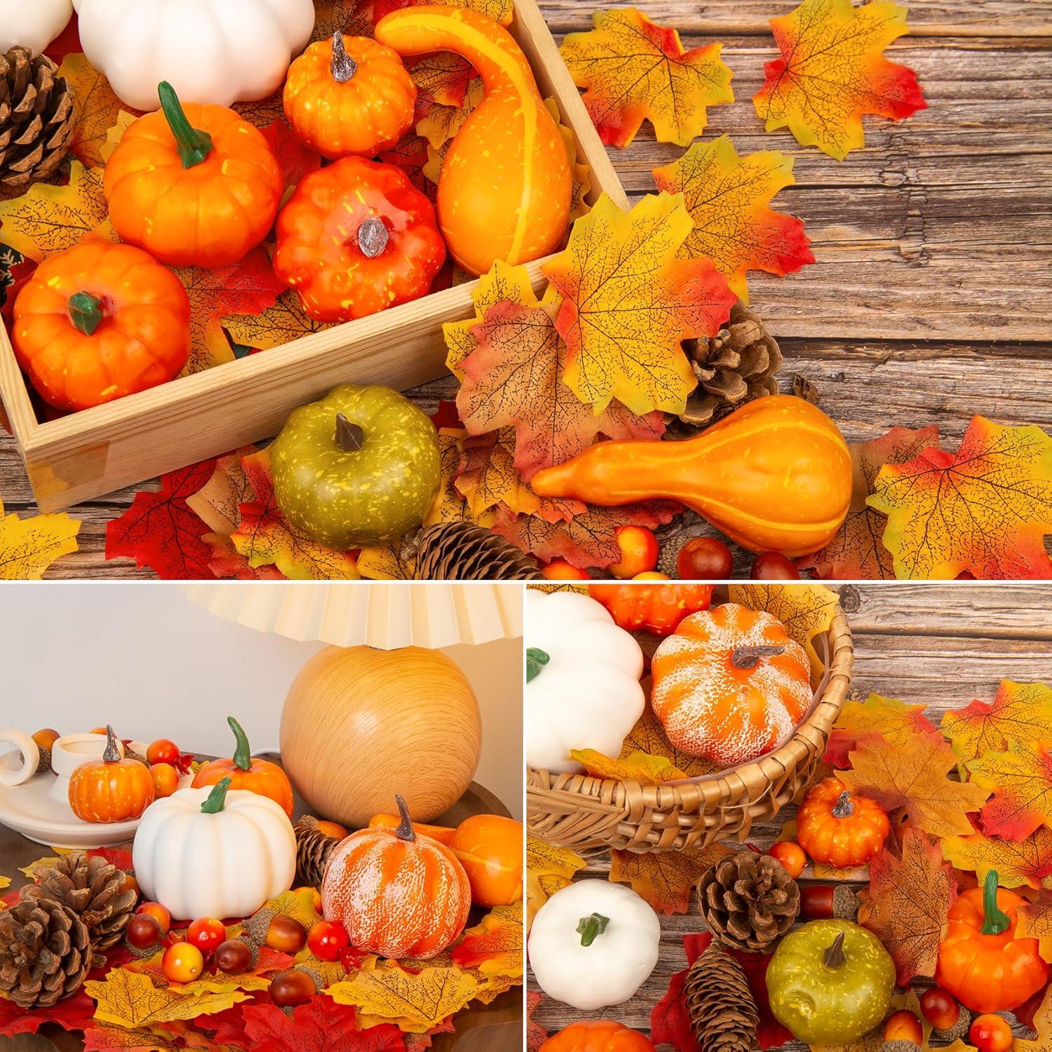 238-teiliges Kürbis Herbstdeko Set Thanksgiving Halloween