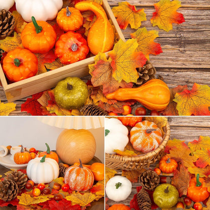 238-teiliges Kürbis Herbstdeko Set Thanksgiving Halloween
