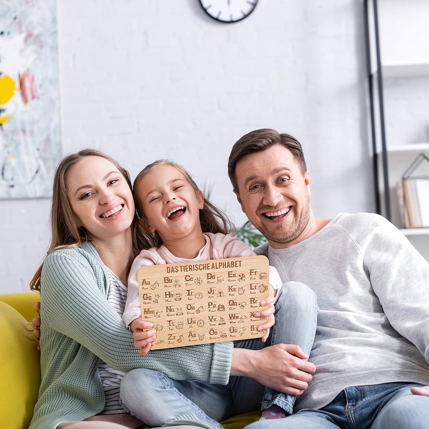 Frühstücksbrett ABC Einschulung Lernen Schulanfang Deko Jungen Mädchen