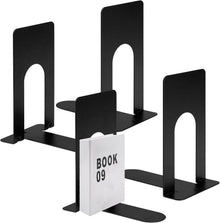Metall Buchstütze Schwarz 80x70x130mm Bücherhalter DVD Magazine 4er