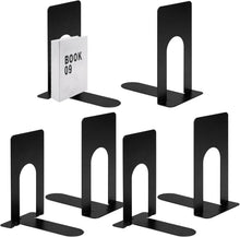 Metall Buchstütze Schwarz 80x70x130mm für Bücher DVDs Magazine