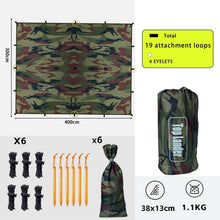 Ultraleichtes 3x4m Tarp Zeltplane Wasserdicht mit Ösen