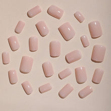 JUSTOTRY 24er Pack Pink Nägel Aufkleben Kurz Peach Eckig