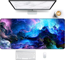 Gaming Mauspad XXL 900x400mm Sternennebe Vernähte Kanten