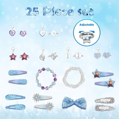 Adventskalender 2026 für Mädchen Frozen-Stil DIY Accessoires