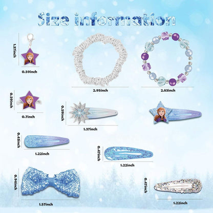 Adventskalender 2026 für Mädchen Frozen-Stil DIY Accessoires