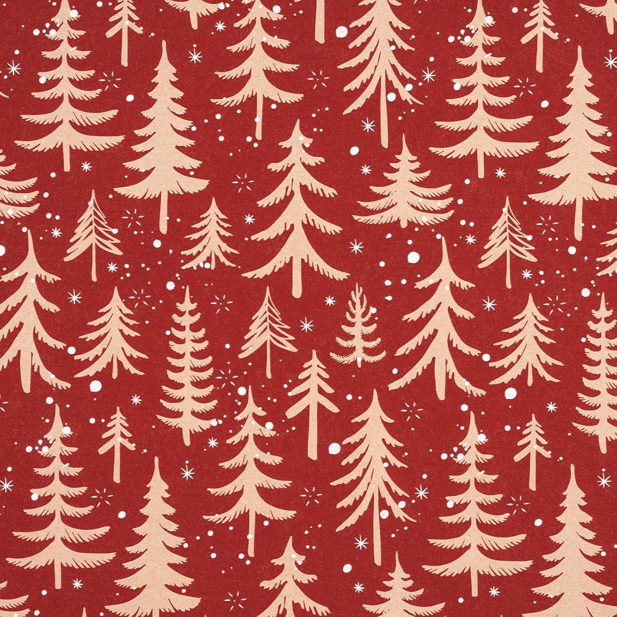 Weihnachtsgeschenkpapier Rolle mit rotem Weihnachtsbaum Design