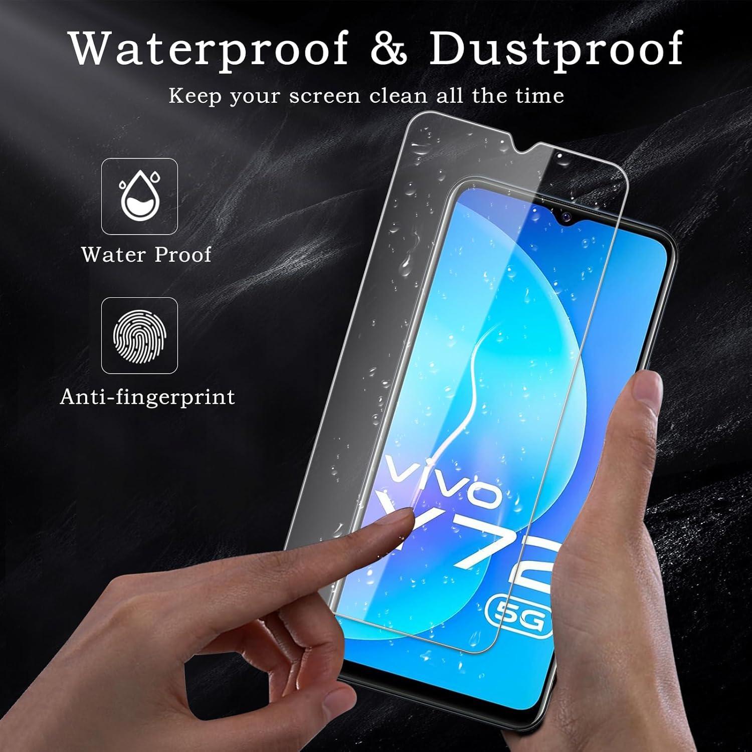 Schutzfolie + Panzer Schutz Glas für OPPO A72 - 2x Displayschutz + 2x Kameraschutz - HD Folie - 9H Härte - Anti-Kratzen - Hat Keinen Einfluss auf die