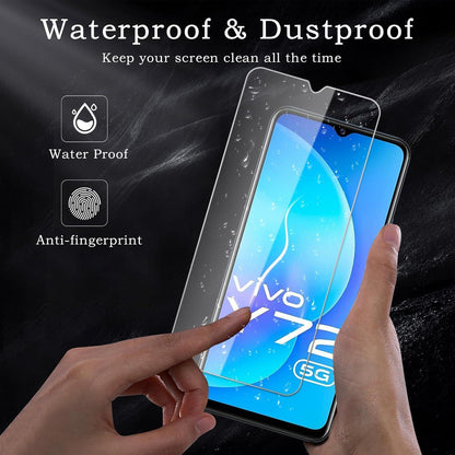 Schutzfolie + Panzer Schutz Glas für OPPO A72 - 2x Displayschutz + 2x Kameraschutz - HD Folie - 9H Härte - Anti-Kratzen - Hat Keinen Einfluss auf die