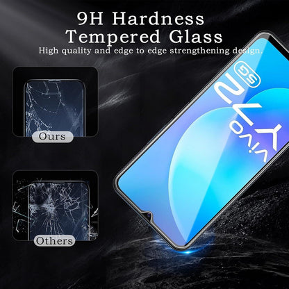 Panzer Schutzfolie OPPO A72 2x Glas Displayschutz Anti-Kratz 9H Härte