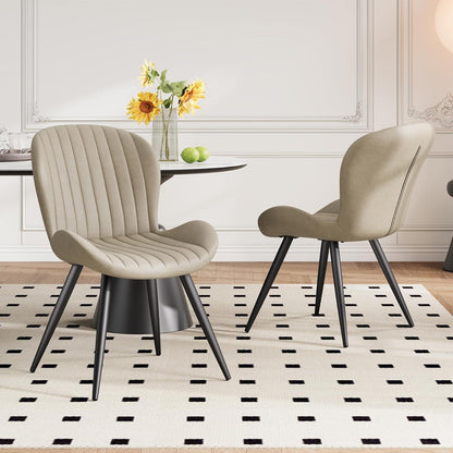 Esszimmerstühle 2er Set Beige – Ergonomisch & Robust