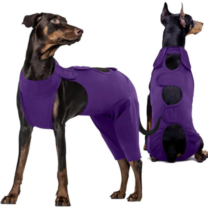 Hundebody nach OP – Wundschutz & Erholung, Lila XXL