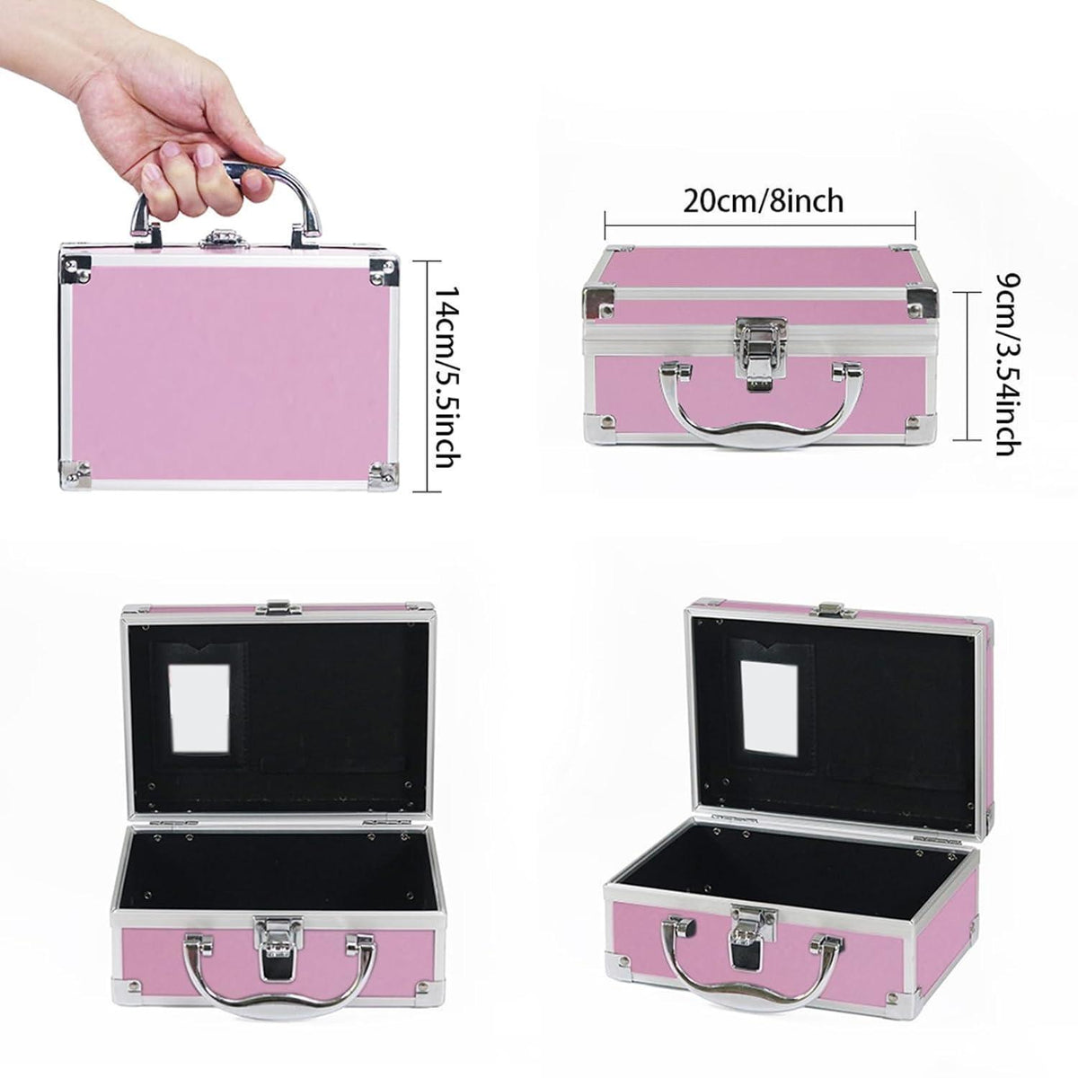 Geschenkset Make-up: Komplettes Kosmetik Set für Gesicht, Augen & Lippen