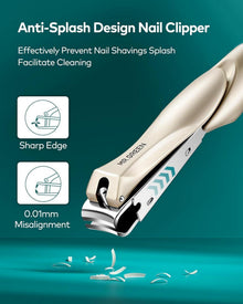 MR.GREEN 3PCS Nagelknipser-Set mit Lederetui & Ohrzange