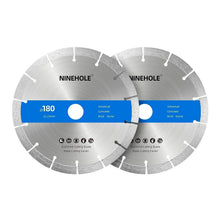 2x Diamant-Trennscheibe 180mm für Beton, Stein, Ziegel