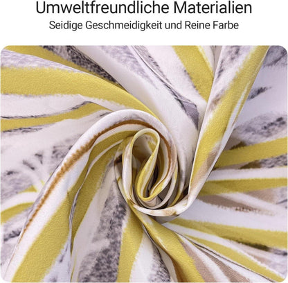 Duschvorhang Polyester Löwenzahn Muster wasserabweisend 240x200 cm