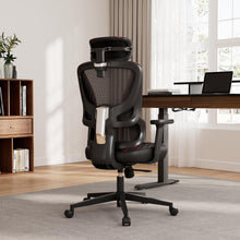 Ergonomischer Gaming Stuhl mit Lordosenstütze und Kopfstütze