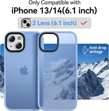 Handyhülle iPhone 14/13 mit Schutzfolie, Stoßfeste