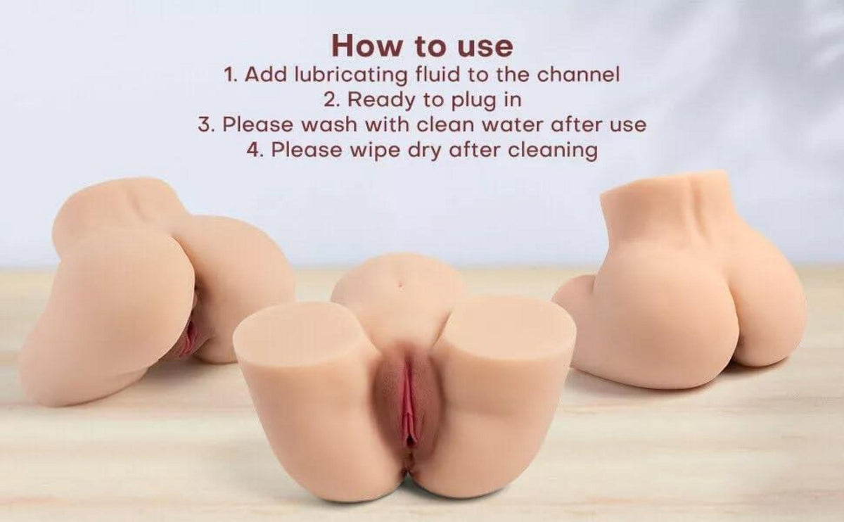 ORLEMO 2.5kg Sexpuppe Masturbator Männer Sex Puppe realistisch Taschenmuschi