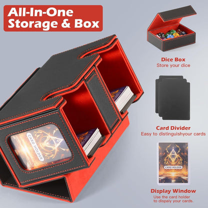 CHEPULA MTG Deck Box Premium Magic Box 3in1 Magnetic Sammelkarten Box