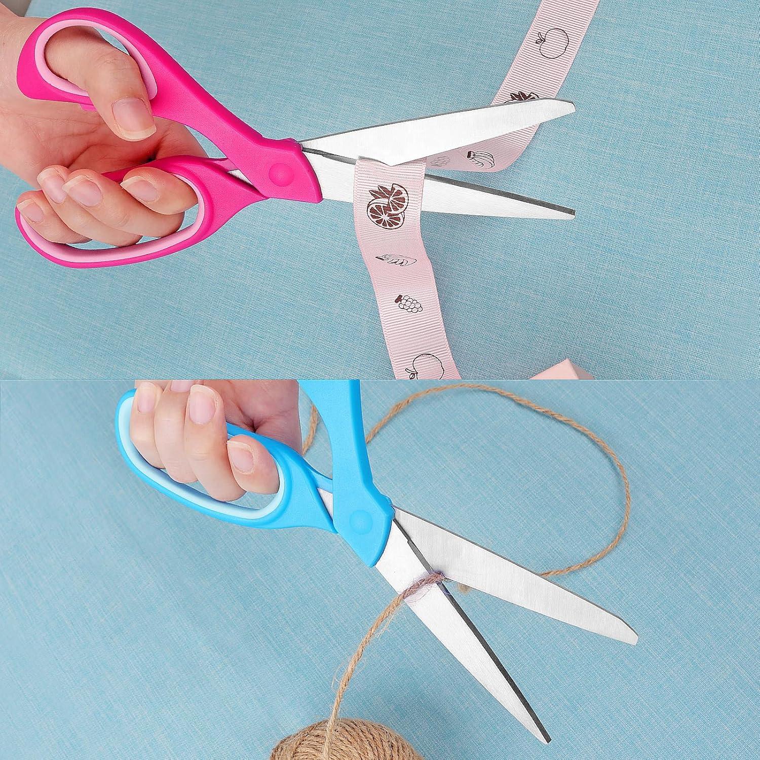 Linkshänderschere 22,9 cm Edelstahl weicher Griff Zuhause Schule Büro