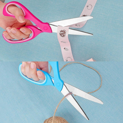 Linkshänderschere 22,9 cm Edelstahl weicher Griff Zuhause Schule Büro