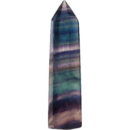 Fluorit Kristall Turm 9-10cm Heilstein Meditation Energie