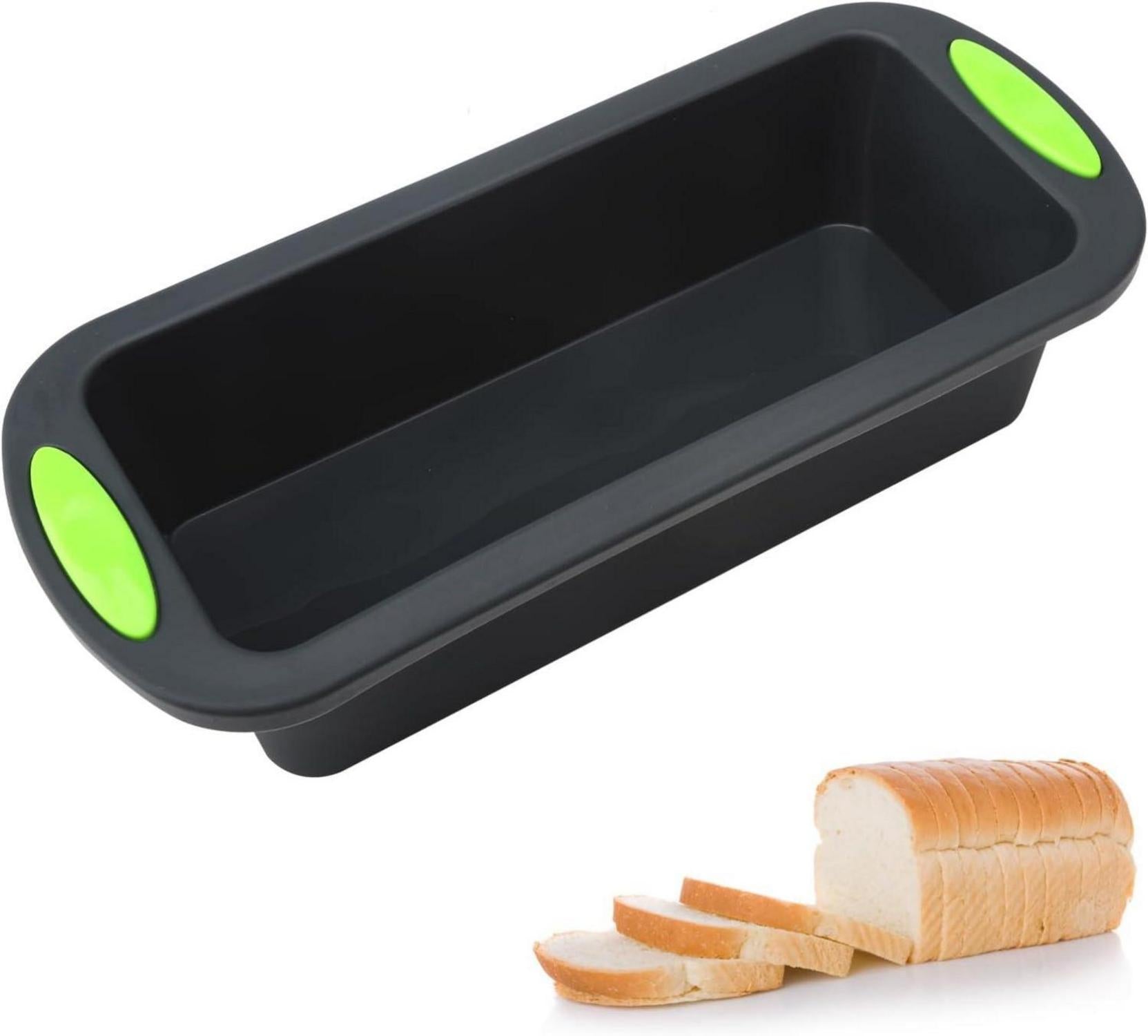Silikon Brotbackform Antihaft Kastenform BPA-frei 28x12x6.5cm Grau