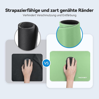 TECKNET Mauspad 280x210 mm Gaming Mousepad Wasserdicht