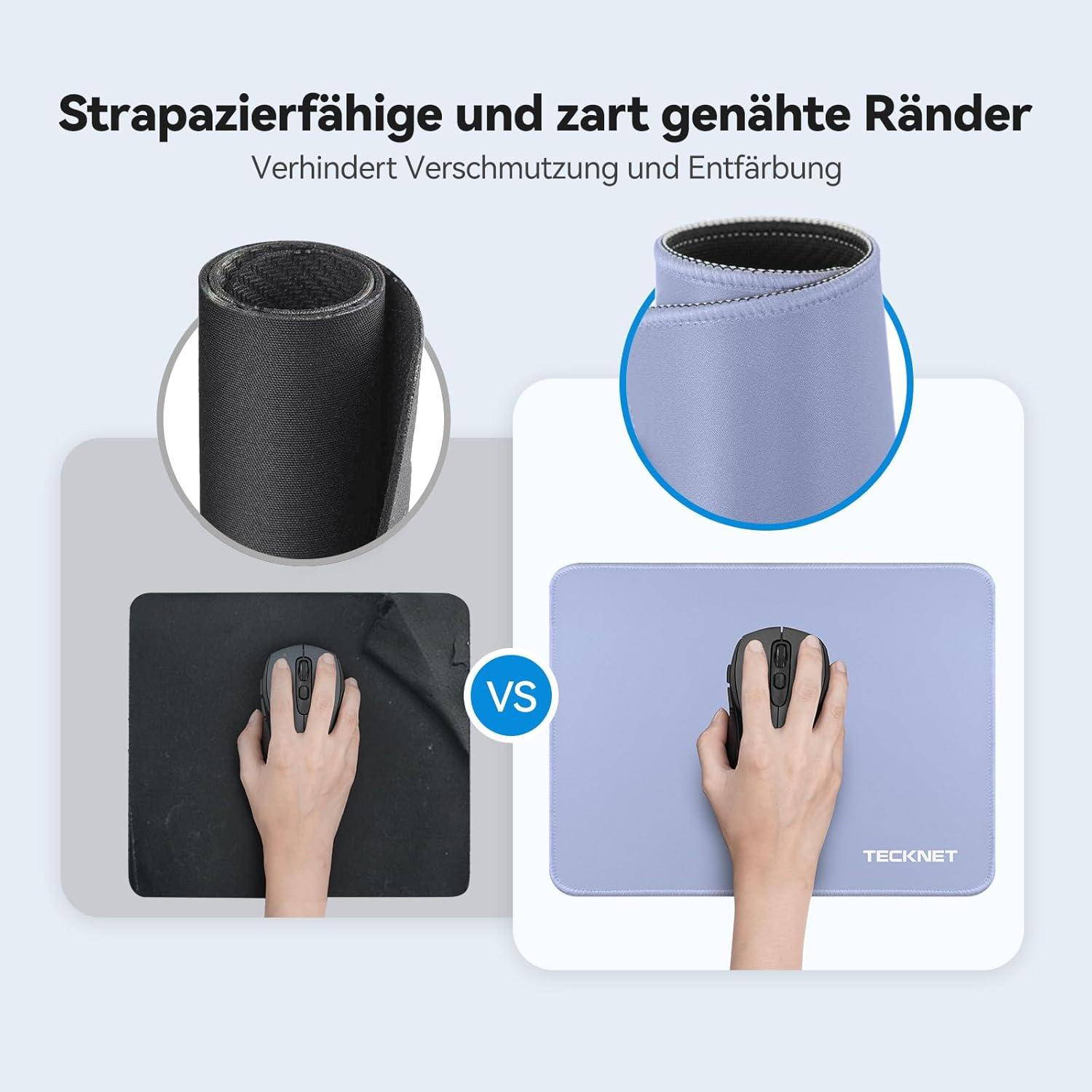 TECKNET Gaming Mousepad 280x210 mm Wasserdicht Rutschfester