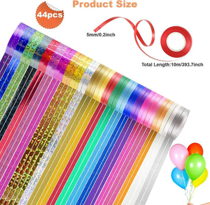 44 Ringelband Geschenkband Set 5MM X 10M - Deko für
