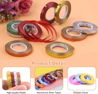 44er Set Ringelband Geschenkband 5MM X 10M - Florist Deko Luftballon