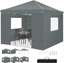 Faltpavillon 3x3m Wasserdicht Stabil Partyzelt Pop Up Gartenpavillon