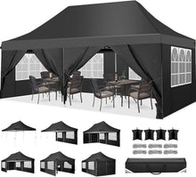 Faltpavillon 3x6m Wasserdicht Stabil Winterfest Pop up Partyzelt