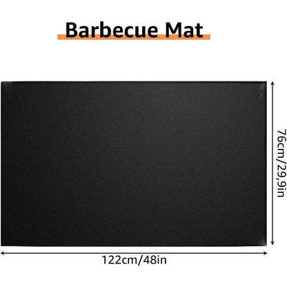Feuerfeste Unterlage 120x76cm Grillmatte Bodenschutz