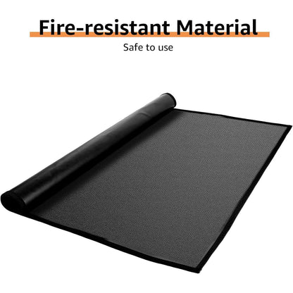 Feuerfeste Unterlage 120x76cm Grillmatte Bodenschutz