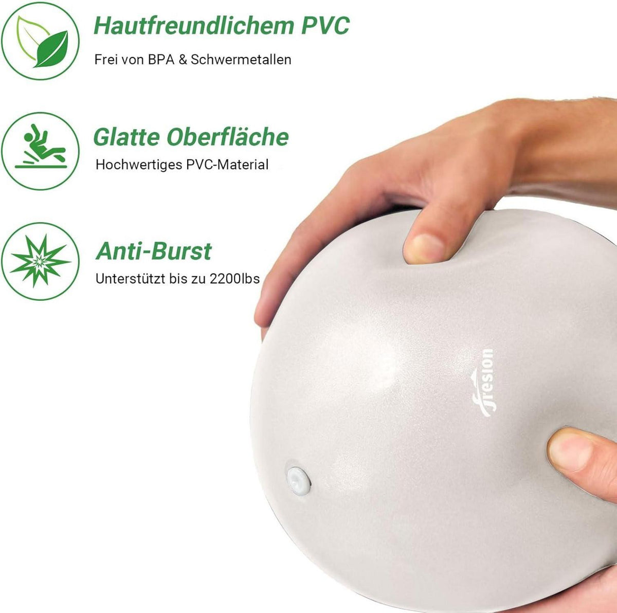 Kleiner Pilates-Ball 25cm Yoga Ball Baby Soft & Rutschfester