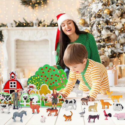 Adventskalender 2026 Junge 3-10 Jahre Tiere Bauerhof